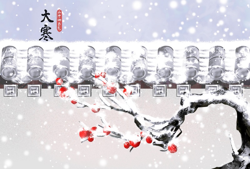 大寒：冬将尽，花可期，共盼春来