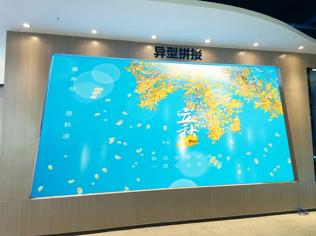 华邦瀛展厅LED异形拼接屏