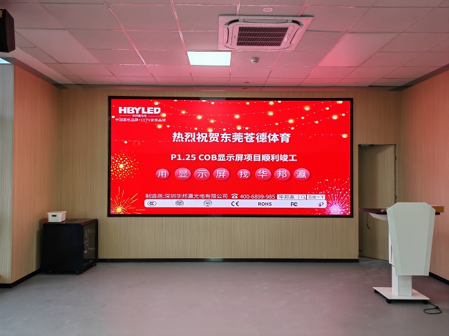 华邦瀛COB显示屏项目实拍图
