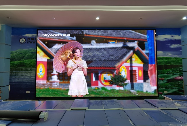 华邦瀛集团P1.86小间距LED显示屏项目实拍图