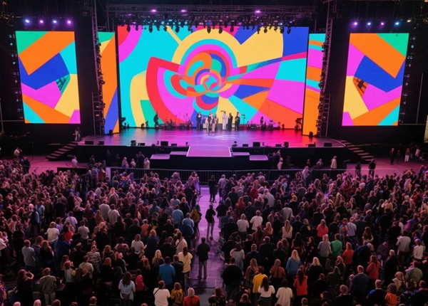 深度解析高端LED租赁屏的图像一致性与色彩表现