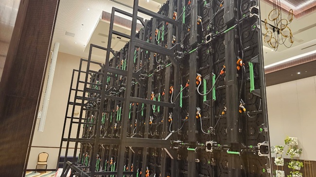 吉布提室内活动[敏感词]：华邦瀛P3.91租赁屏6米×3米案例分享