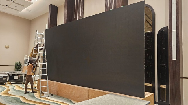 吉布提室内活动[敏感词]：华邦瀛P3.91租赁屏6米×3米案例分享