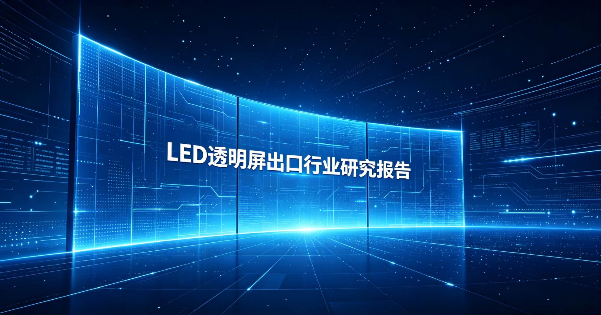 2026年LED透明屏出口行业研究报告：技术突破、场景扩容与出海新赛道