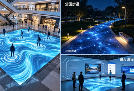 LED互动地砖屏：从舞台特效到商业空间的交互新选择
